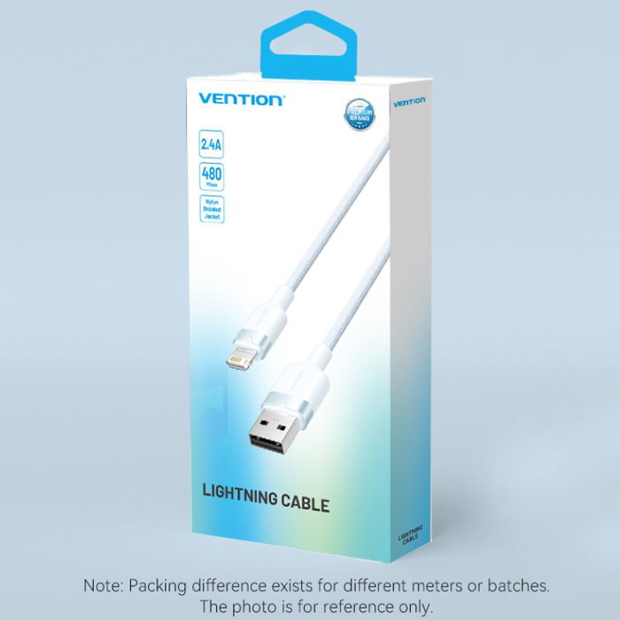 Vention Cable USB a Lightning LANBH de 2m Negro